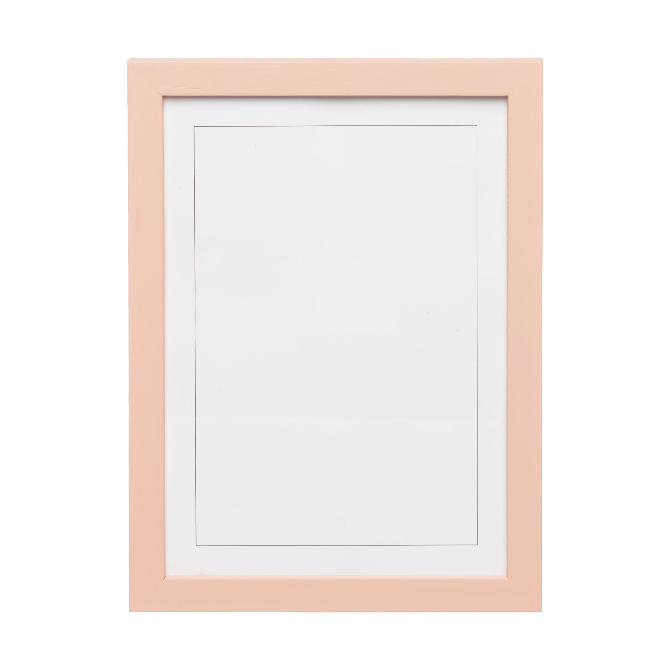Plaster Pink Wood Picture Frame A5