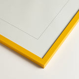 Naples Yellow Wood Picture Frame